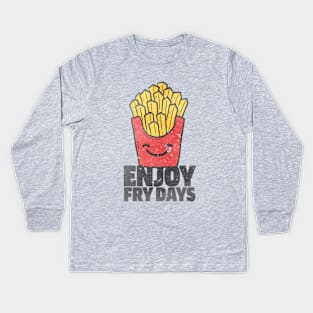 ENJOY FRY DAYS Kids Long Sleeve T-Shirt